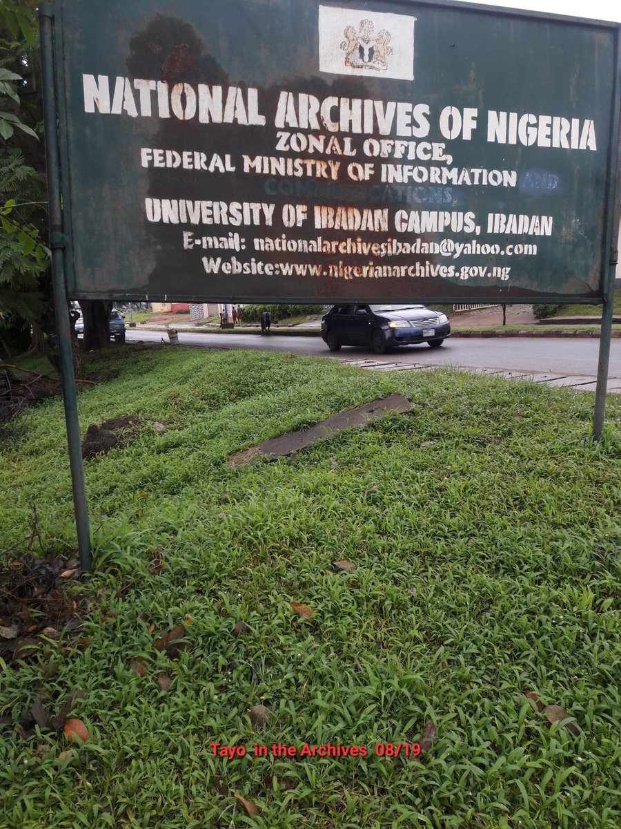 Today is International Archives Day. Let us remember that Nigeria also has a rich resource of records useful for non-fiction &amp; fiction projects. 3 zonal offices: Ibadan, Kaduna &amp; Enugu &amp; smaller branches in other state capitals such as Lag &amp; Abk. 🇳🇬🖋🎥 🎬