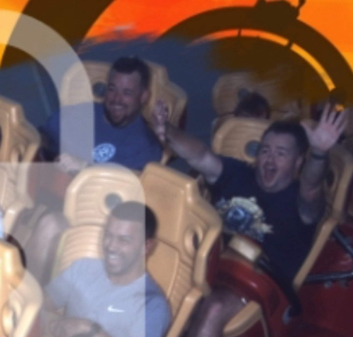 drubov's tweet photo. Did Rockit for the first time today and the rumors were true. It had everything.

Uncomfortable lift hill. A break down on the mid course brakes above the sound stages. Baked in the sun for 10 minutes. Mechanics on the other brake run we passed through. And a free express pass. https://t.co/hddUlJpzOP