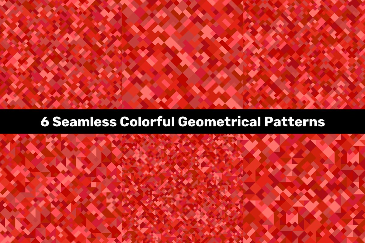 DavidZydd's tweet photo. 6 Seamless Red Diagonal Square Patterns https://t.co/XEKEWYIjp1 #GeometricPattern #geometry #CheapPattern #CheapVectorPatterns #background #abstractbackground #geometrical #flyer #seamlesspattern #PremiumVectorPatternDesign #GeometricalPattern https://t.co/ccpQtXnII2