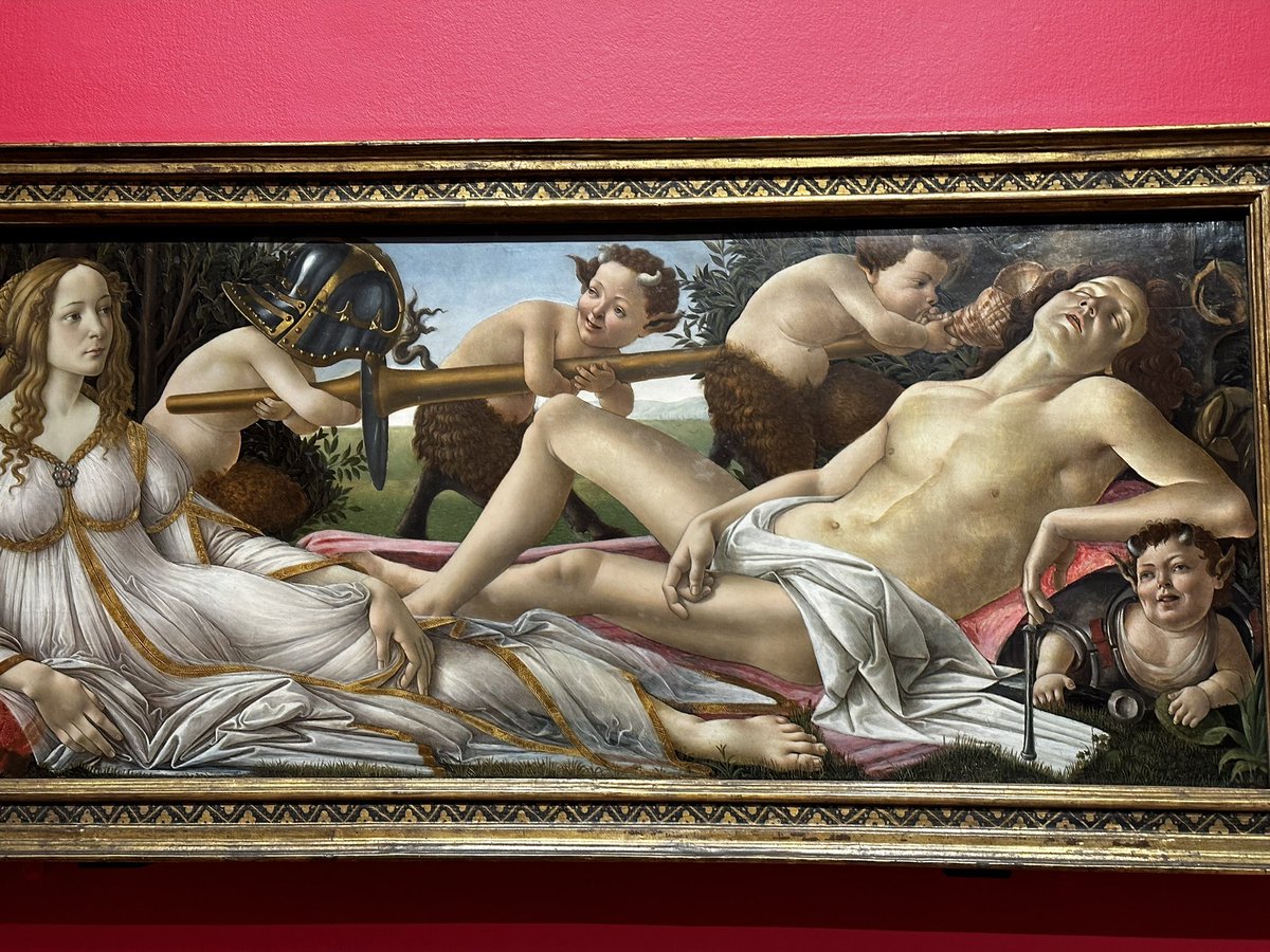 EmKitchen1's tweet photo. Botticelli and Titian @ the Fitzwilliam Museum, Cambridge https://t.co/rlwYFyqnne