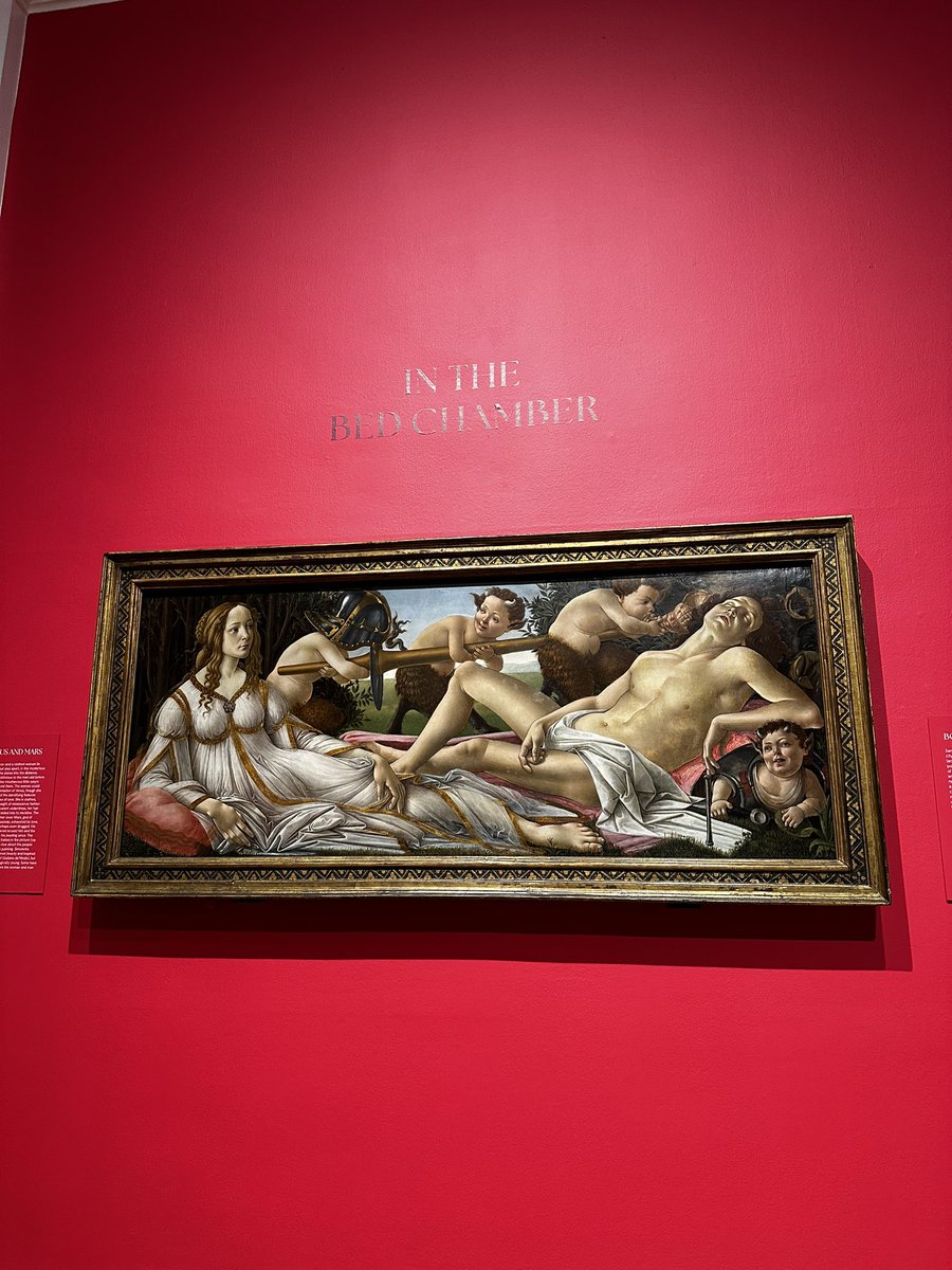 EmKitchen1's tweet photo. Botticelli and Titian @ the Fitzwilliam Museum, Cambridge https://t.co/rlwYFyqnne