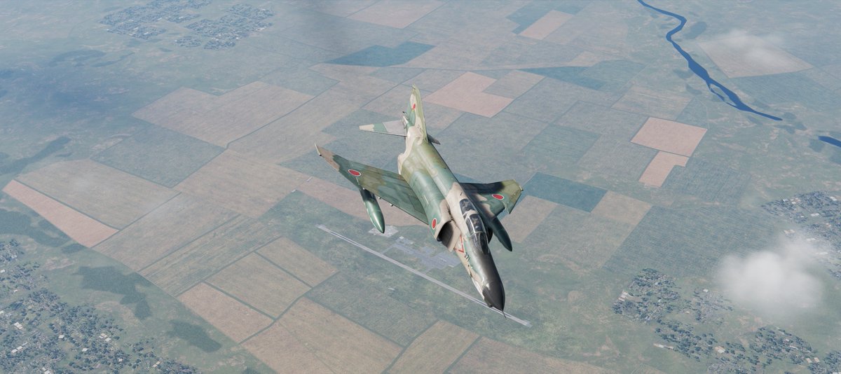 OTARU_D_A_F's tweet image. INS航法装置ナビでセットした地点まで飛んで、写真撮って、帰ってきただけ。
偵察任務もめちゃ楽しい♪
#DCS #F4E