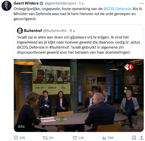 LaurensEurope's tweet photo. Wilders is een fascist. https://t.co/DyfzLbLsSs