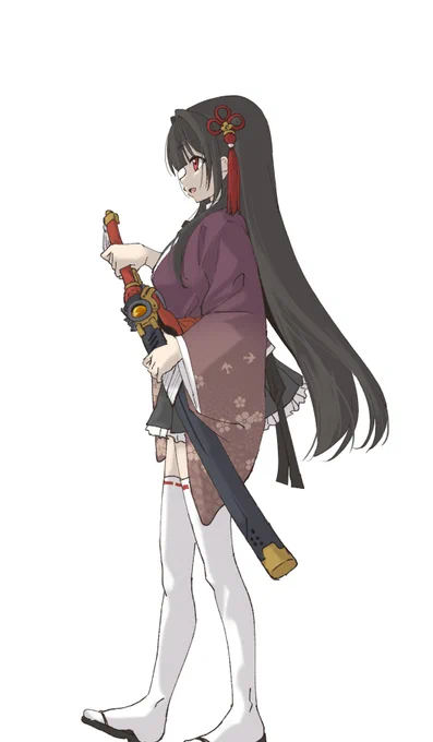 黒川・ナディ・絆奈#アサルトリリィ_FA#横顔サングリーズル 