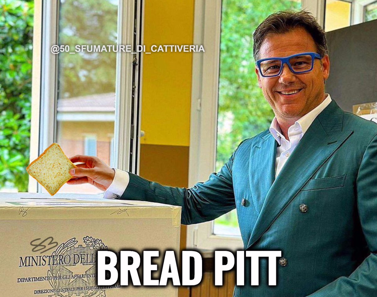 StefanoBusani's tweet photo. #BradPitt ha votato
#AngeloCiocca #elezionieuropee https://t.co/sZmhQgcY2b