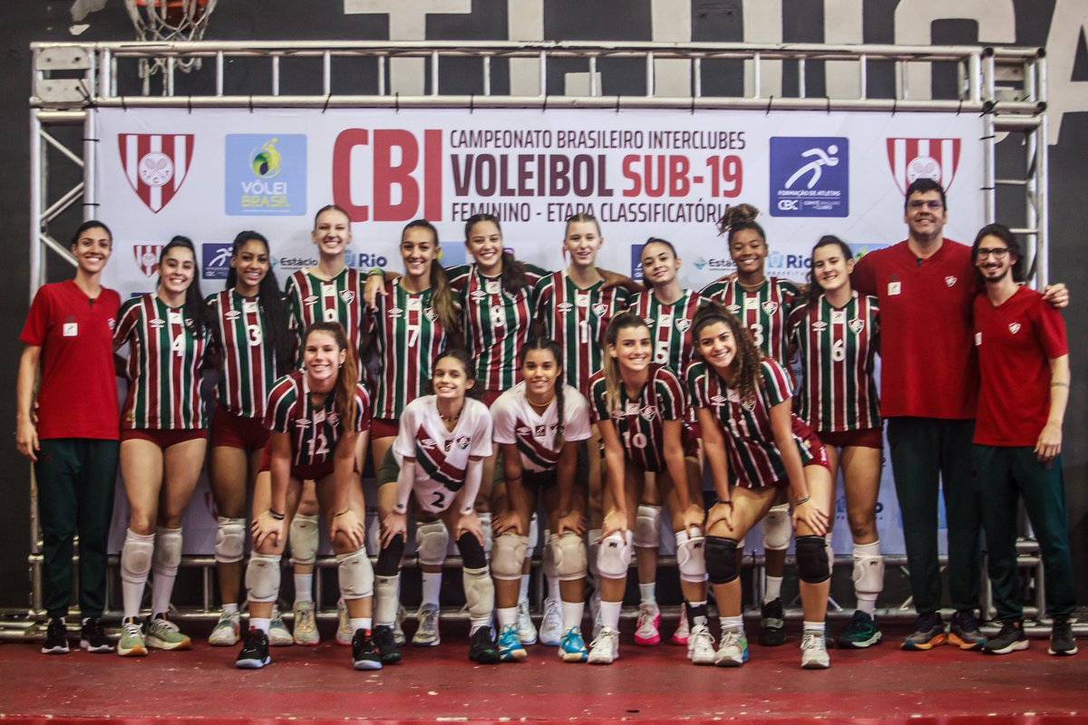 voleiflu's tweet photo. Fluminense termina em 5° lugar o CBI SUB-19, Classificatória B https://t.co/n1xxvBij02