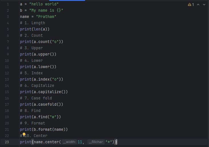 pratham_kshk's tweet photo. 🌟Day 3 of My Python Journey!🌟
Learned about:
- Strings
- String Functions
Also solved logical problems and string-related challenges. Excited to share more! 🧠💻 #PythonLearning #CodingJourney #DailyProgress
#DataAnalytics #Onlinelearning https://t.co/S72i9i8uMV
