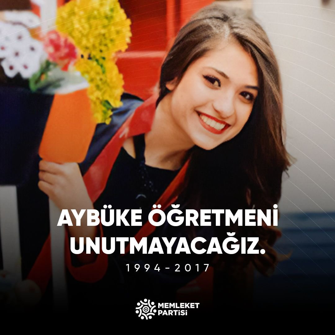 Göreve başladığı Batman’da, 22 yaşında alçak terör örgütü pkk tarafından Şehit edilen Şenay Aybüke Yalçın öğretmenizi unutmadık, unutmayacağız.