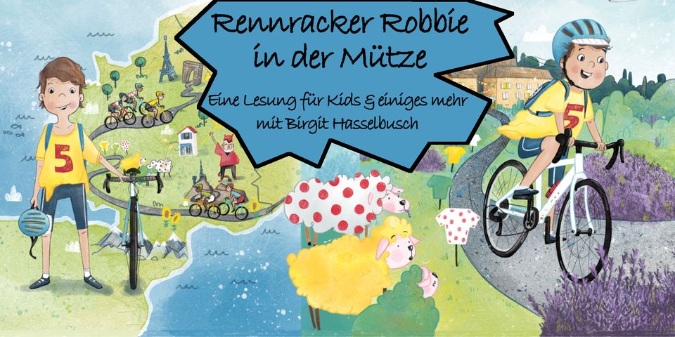 Die Birgit, Rennracker Robbie &amp; die Mütze. Gäbe es eine schönere Kombi als diese?
Am 27. Juni um 15:30 Uhr ist es so weit. Sichert euch (bzw. euren Kids) lieber schnell ’nen Platz:
eventbrite.de/e/rennracker-r…

<a href="/Habuta259/">Birgit Hasselbusch</a> <a href="/Schicke_Muetze/">Schicke Mütze</a>