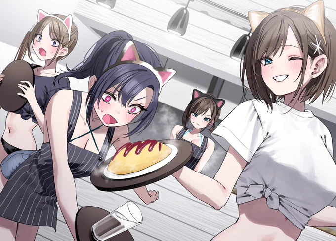 光莉「さーて、どのニャンコをご指名かな?」#ふたごま<引用RTでお答え・応援募集!> 