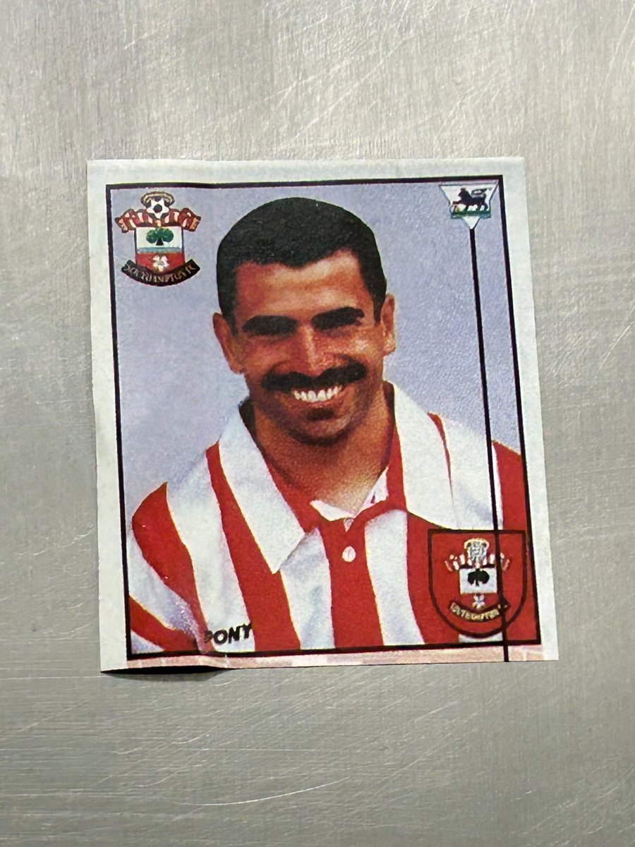 ChrisSergeant4's tweet photo. Big fan of finding football stickers out in the wild - great to see the legendary @FrannyBenali is big all over Playa Blanca in Lanzarote, St Pancras station and Stansted airport! https://t.co/LfQ4RBDNZV