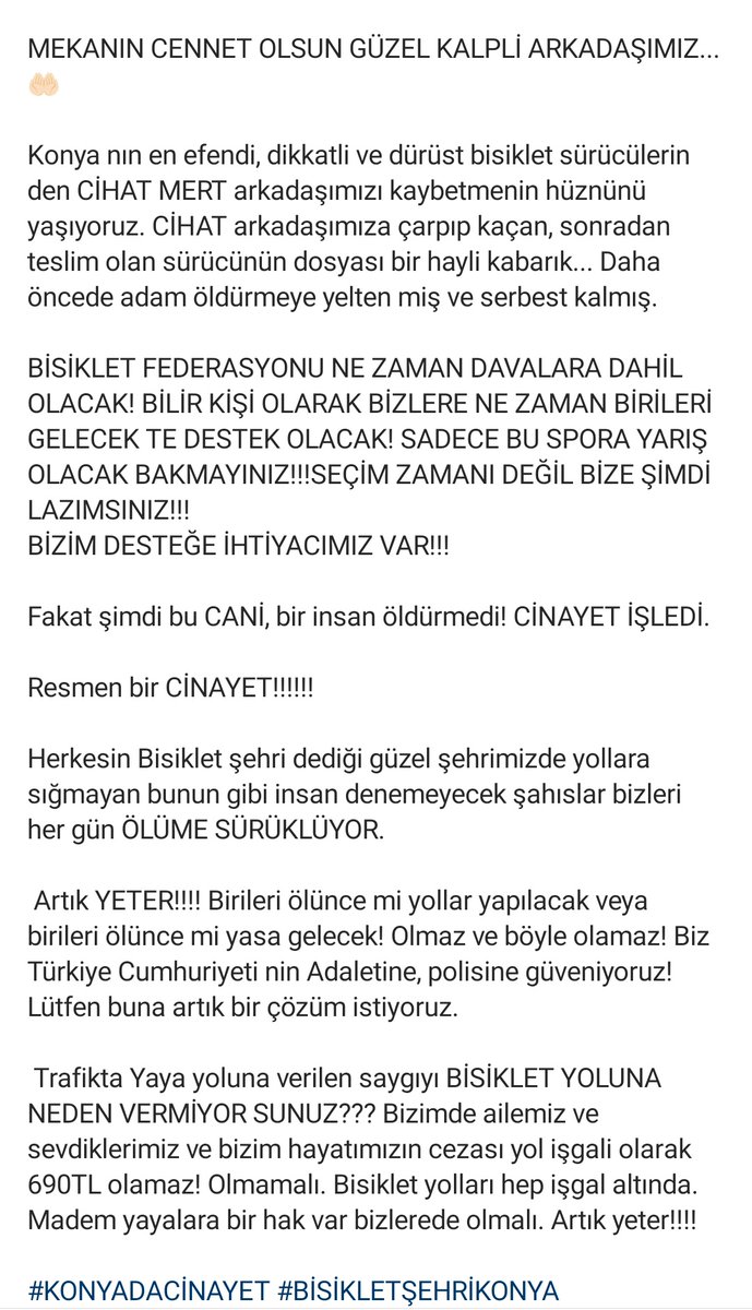 beyzaacun_'s tweet photo. #sanlıurfadakatliamvar #alikoc #konya #KONYADACİNAYET #matematik 

#CİHATMERT kalbimizde... 🥀😔 https://t.co/KwkycoKiOA