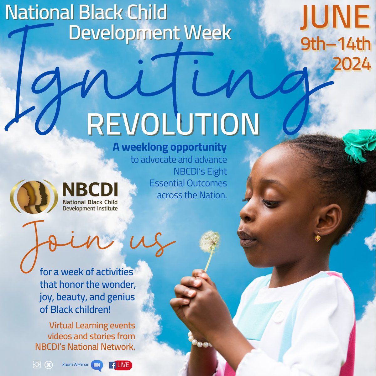 BCDICarolinas's tweet photo. Join @nbcdi for #NBCDW the week of June 9th -14th! The theme is Ignitng Revolution! Check it out!
#TogetherWeWill https://t.co/588EbSerf4