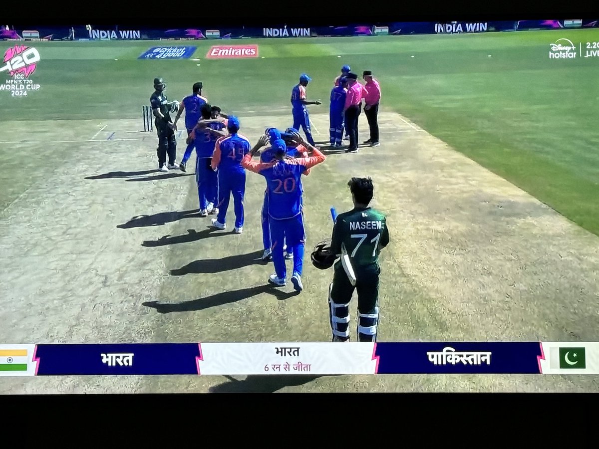 ManodipMali's tweet photo. Congratulations Team India on their victory over Pakistan! The bowlers really showed their resilience and skill to make a remarkable comeback in the match. Their performance was truly commendable!
Proud of my Team 🇮🇳
#INDvsPAK #PakvsInd #india #t20USA https://t.co/0gGUbGQ1Uc