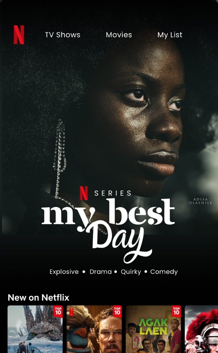 adisaolashile's tweet photo. I tried this Netflix template on some of my art on instagram….. what do you guys think ? https://t.co/KAELmKl4nh