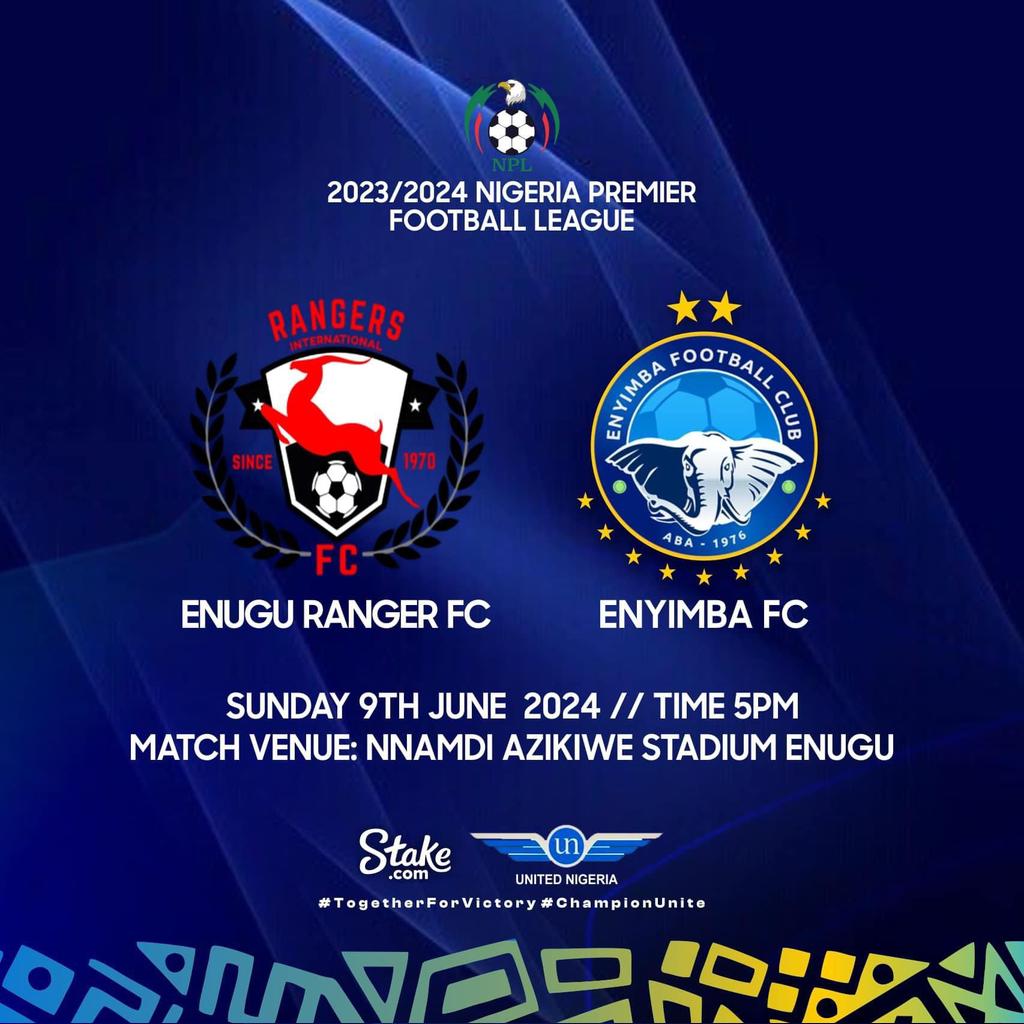End of first half:
ENUGU RANGERS 0 VS 0 ENYIMBA.
Hopefully, Enyimba will win. #NPFL
