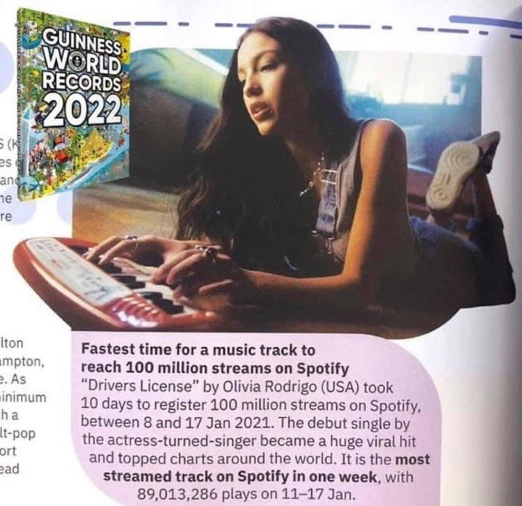 hernishiki's tweet photo. DL went #1 and stayed there for 8 weeks, peaking at #1 in more than 50 countries. The song has TWO Guinness World record, one for fastest to reach 100M and another for biggest stream for a non Christmas song (13.7M), it’s bridge is considered the third best of the century. Stop. https://t.co/FSVkVjJKVK