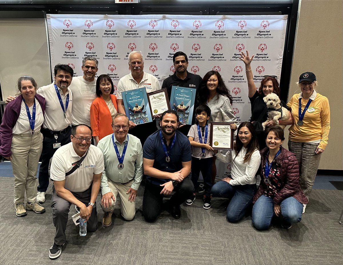 Ramin Zolfagari, M.D. (@zolfagarimd) on Twitter photo Honored to receive the lucrative 2024 Rafer Johnson Humanitarian Award with #SOSC CMO <a href="/aaronrubin13/">Aaron Rubin</a>. <a href="/SpecialOlympics/">Special Olympics</a> <a href="/SOSoCal/">Special Olympics Southern California</a> <a href="/KPSCALnews/">Kaiser Permanente Southern California</a> <a href="/aboutKP/">Kaiser Permanente</a> <a href="/KPOCThrive/">Kaiser Permanente Orange County</a> <a href="/PermanenteDocs/">PermanenteDoctors</a>
Appreciate <a href="/NolanChangMD/">Nolan Chang, MD</a> and @NancyGinMD for being there. Honored to receive the lucrative 2024 Rafer Johnson Humanitarian Award with #SOSC CMO <a href="/aaronrubin13/">Aaron Rubin</a>. <a href="/SpecialOlympics/">Special Olympics</a> <a href="/SOSoCal/">Special Olympics Southern California</a> <a href="/KPSCALnews/">Kaiser Permanente Southern California</a> <a href="/aboutKP/">Kaiser Permanente</a> <a href="/KPOCThrive/">Kaiser Permanente Orange County</a> <a href="/PermanenteDocs/">PermanenteDoctors</a>
Appreciate <a href="/NolanChangMD/">Nolan Chang, MD</a> and @NancyGinMD for being there.