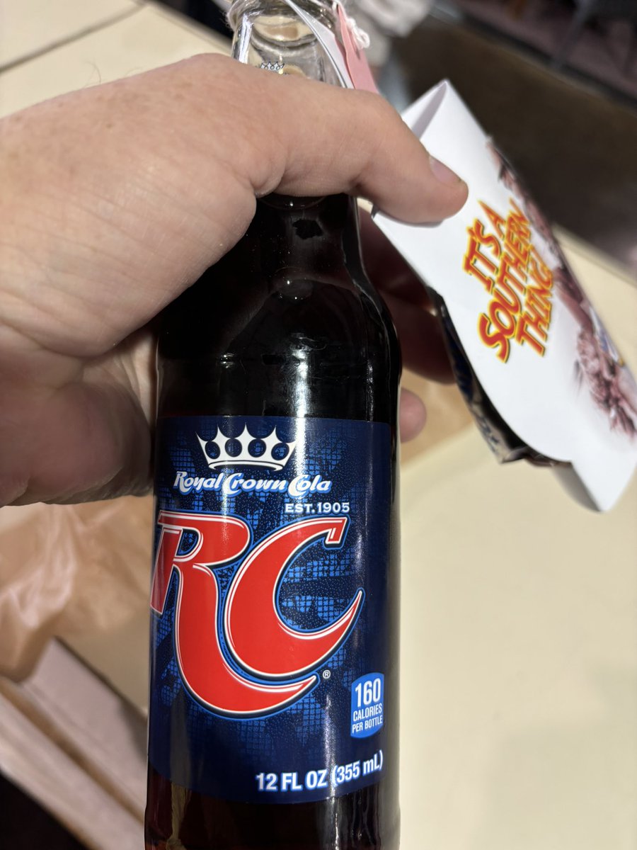 Our old baseball Coach would have loved this! RC Cola and a Moon Pie <a href="/MCHS_Baseball/">Madison Central Baseball</a>