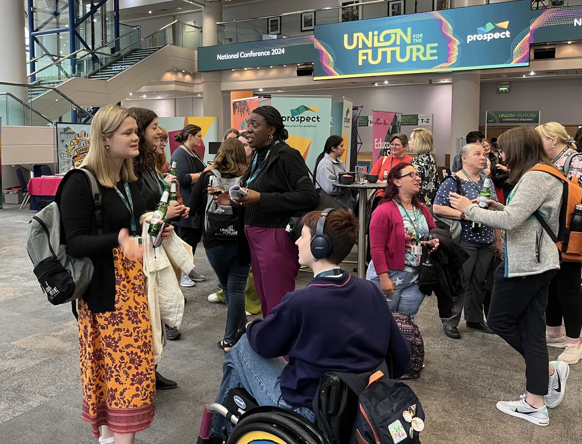 ProspectUnion's tweet photo. Great to see the Prospect Women’s Network in full flow.

Working together to build a more equal future.

#ProspectConf24 https://t.co/JrAbyKj9DW