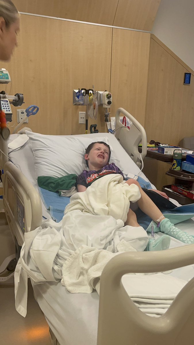 TheArtieMoore's tweet photo. Been a long week in the hospital for the warrior. Added to his list of battle scars include a reconstructed cleft palate & pharyngeal flap insert (with 3 sets of mouth stitches) along with a g-tube. Hard times come and hard times go. Don’t sweat the small stuff. #ItsAHelluvaLife https://t.co/Zrk6cxjfvU