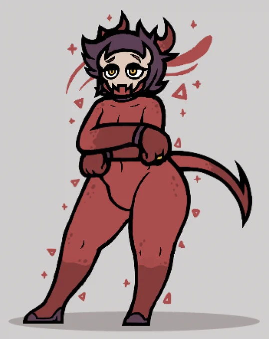 serves you a demon today  