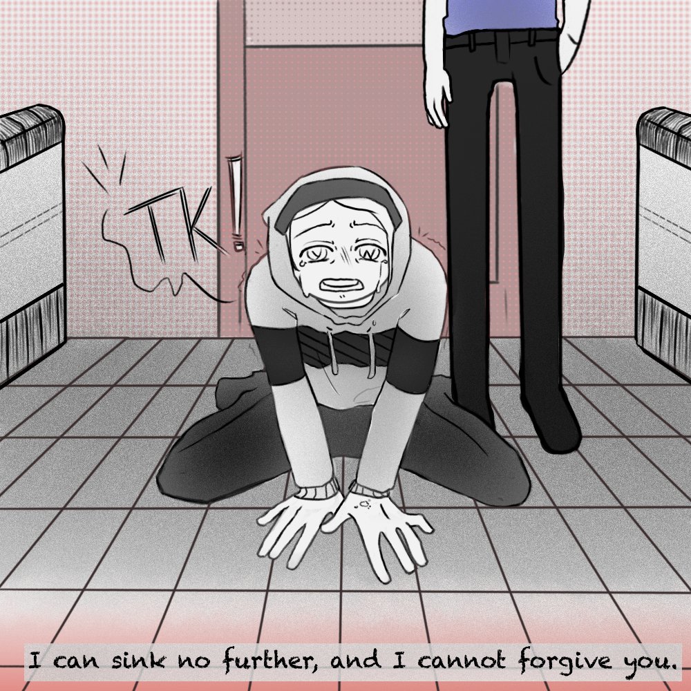 AlisterAndry's tweet photo. Text based on the song by Tool - Bottom. 

(Part 1) 

#YourBoyfriendGame
#YourBoyfriendPeter
#YourBoyfriendGamefanart #YourBoyfriendGamePeter https://t.co/9GZnPfd5BP