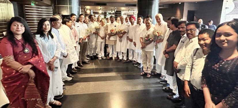 pradyutbordoloi's tweet image. The democratic retaliation against #ModiRegime for the apathy and indifference towards #Manipur and #Nagaland was very emphatic. We celebrated the @INCIndia victory of #NorthEast this afternoon.