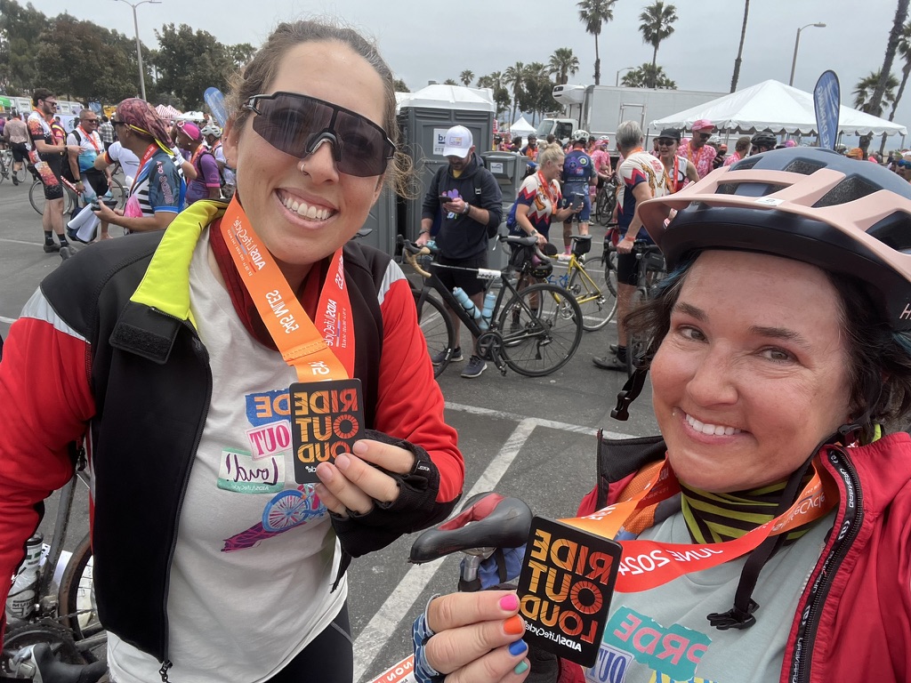 ColetteFreedman's tweet photo. We (collectively - riders and roadies) raised 11 MILLION DOLLARS. Feeling exhausted and proud. 545 miles. San Fran to LA. https://t.co/gey3LyPnLp