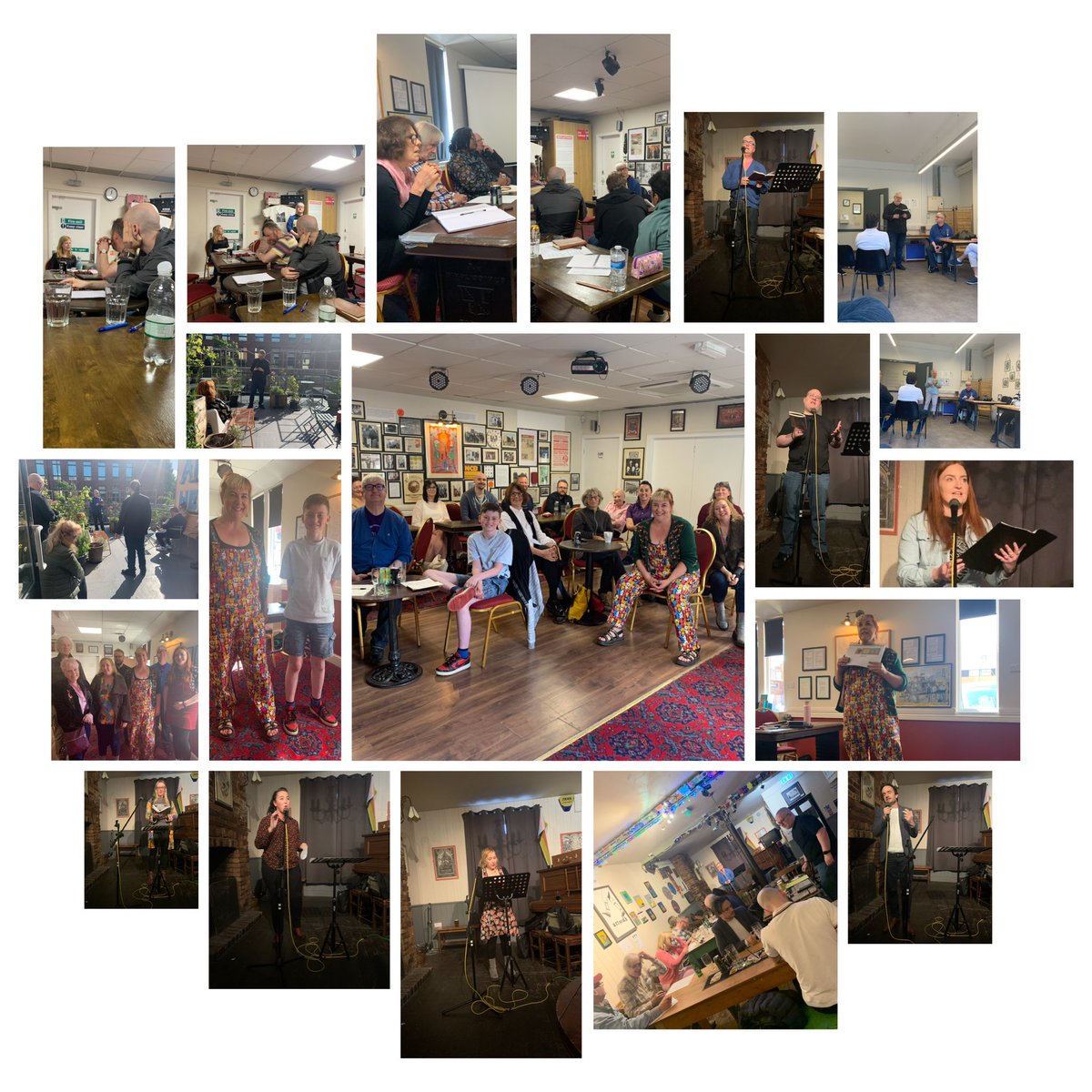 Lindsarno's tweet photo. What a weekend. Proud to be part of Black Horse Poets-Wakefield Word and leading comms. Met some incredibly talented people - community, connection and creativity matters! Onto the next collaboration soon with @wakefieldmuseums - very exciting indeed. #connectingcreativity📚 https://t.co/SWRguQxbRT