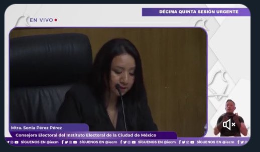 VaPorTodosMx's tweet photo. La consejera del  IECM Sonia Pérez justifica el fraude de #LeyDeMorena en asignaciónes de plurinominales.   Esto es un asalto, un atropello a la ley, Morena sigue con su modus operandi.  @MaxKaiser75 @acostanaranjo @MaxKaiser75 
@Amadoelquelolea https://t.co/upN4bcs5hX