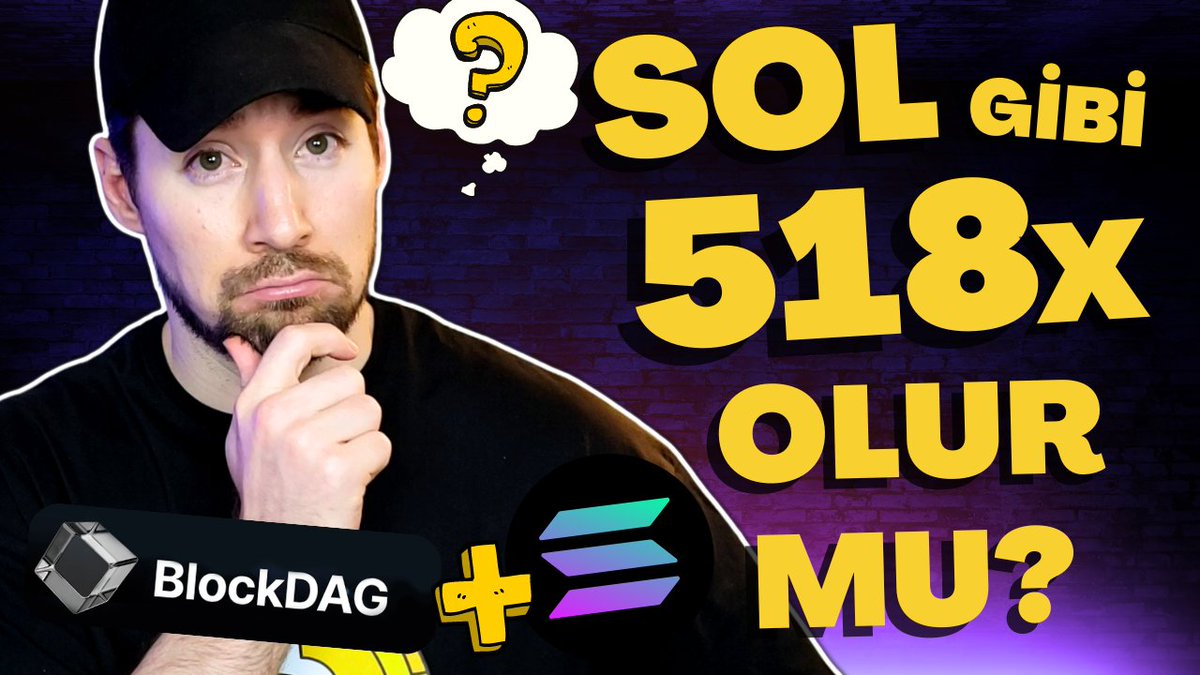 37$ Milyon Yatırım Alan BlockDAG Solana Gibi 518x Yapar mı? Peki Geç mi Kaldık?🤔

MATIC 973x, AVAX 51x, SOL 518x yaptı! Bunların hepsi Layer 1 dediğimiz blockzincir coinlerinden peki aynı kulvardaki BlockDAG ne yapabilir? Gelin bir fırsat olur mu beraber görelim👇