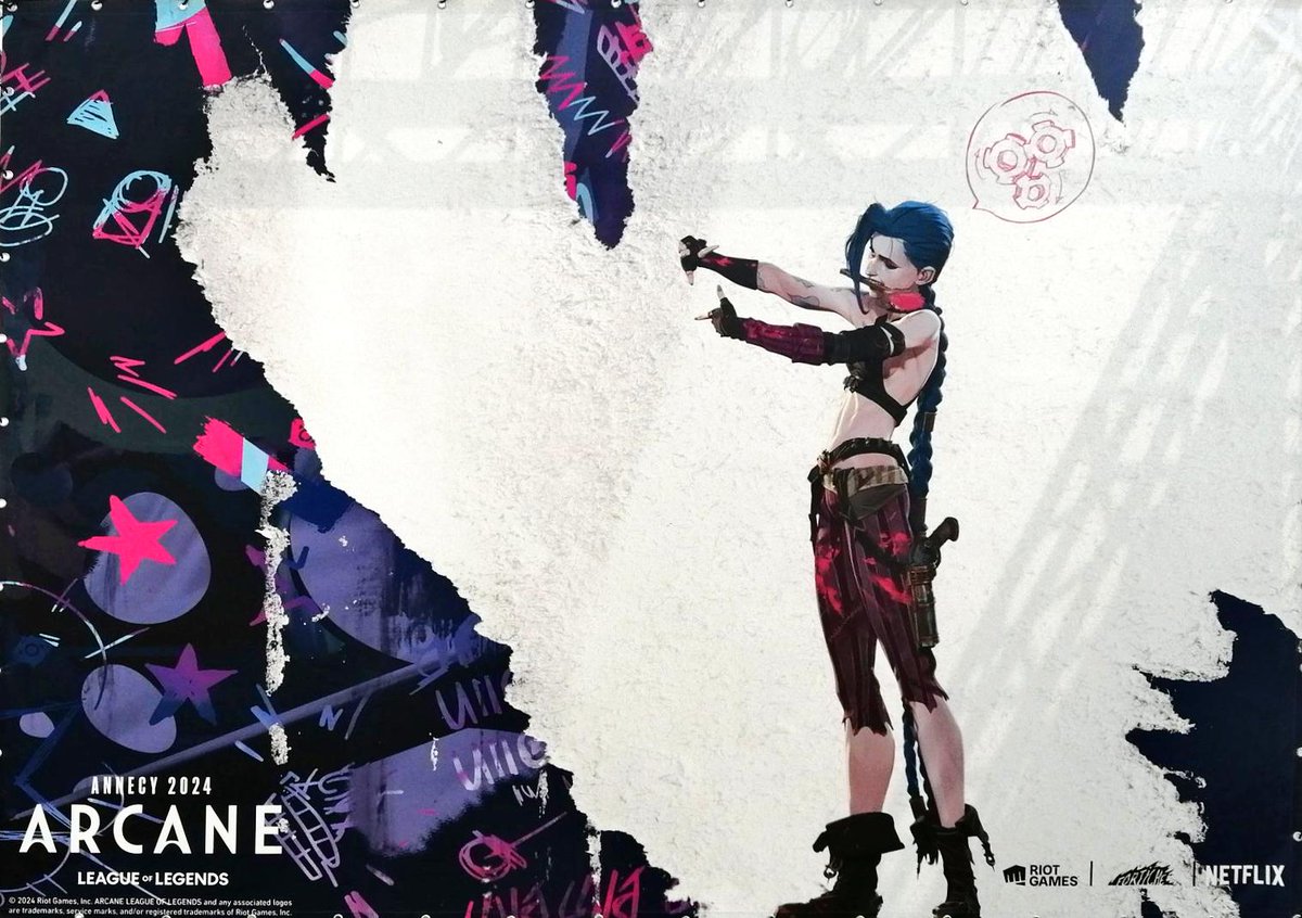 New 'ARCANE' Season 2 Vi & Jinx character posters