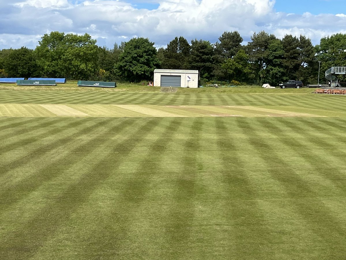 Scarified the outfield in two directions <a href="/BurnopfieldCC/">BurnopfieldCC</a> today with the TM1000
Looked mint when it was finished.