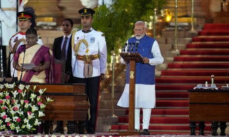 Congratulations Honourable Prime Minister Shri Narendra Modi ji on the historic third term. Wishing you continued strength and wisdom in your leadership as you guide India towards greater prosperity and unity. <a href="/narendramodi/">Narendra Modi</a> <a href="/PMOIndia/">PMO India</a>