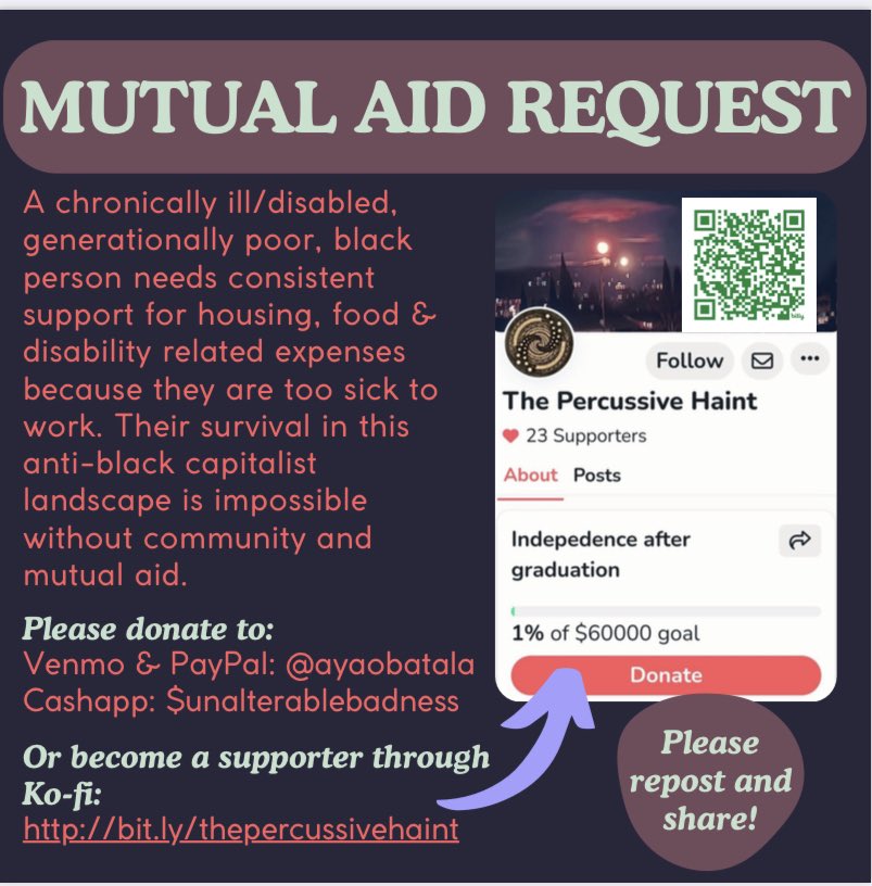 twitchyspoonie's tweet photo. Urgent mutual aid request!! 

Please donate if you can. Anything helps! And regardless, please share this, keep it circulating and interact as much as possible. Thank you! https://t.co/UVKj7n4zNj