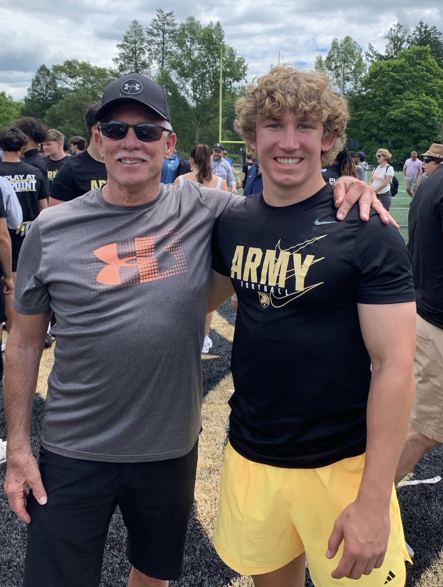 <a href="/CarsonHageman5/">Carson Hageman</a> represented at the <a href="/ArmyWP_Football/">Army Football</a> prospect camp.  He had the top performance among 2025 middle LBs 4.6 40 and 34.3 vertical. I was proud of him representing at my alma mater!! Thanks for the camp write-up <a href="/sixstarfootball/">Six Star Football | PLUS+</a>  <a href="/Coach_Leake/">Austin Leake</a> <a href="/CoachJohnLoose/">John Loose</a>