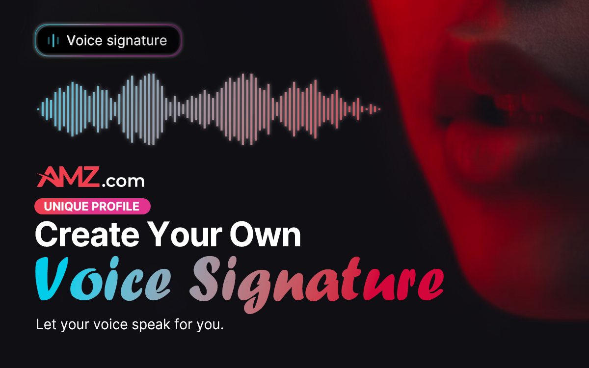 TheAMZofficial's tweet photo. Make a lasting impression with your voice. #UniqueProfile, #VoiceSignature, #PersonalTouch, #amz, #amzmall https://t.co/pfuErebAxM