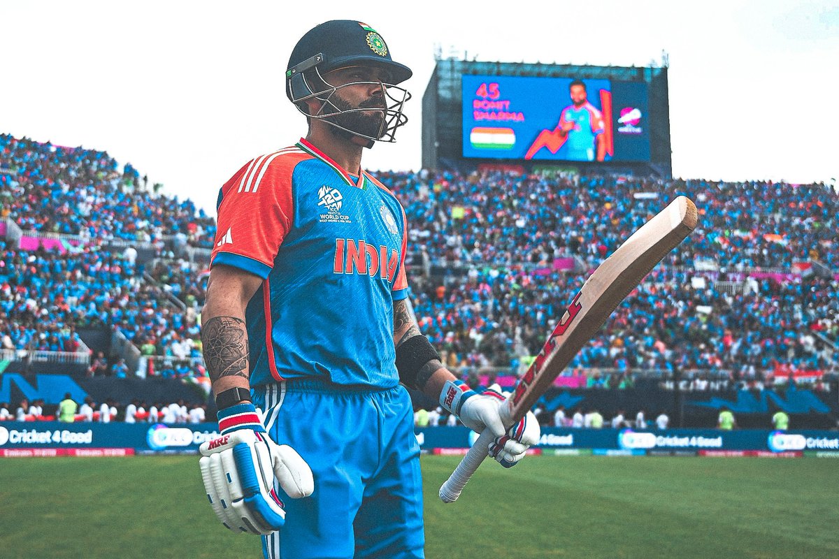 ImTanujSingh's tweet photo. That is why Virat Kohli's anchor role and hold one end and play till the end is very very important for India. 

- Hope King Kohli will be back in his old Vintage style from next game. https://t.co/O8J3HK0biw