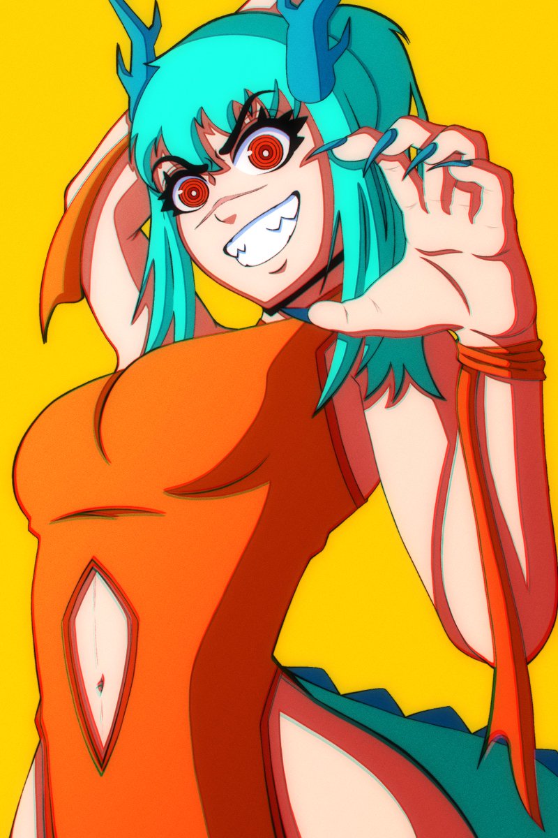 GrimulkinDraws's tweet photo. Dragon girl I drew at the start of this year 🐲 https://t.co/wX1Alz8ctb