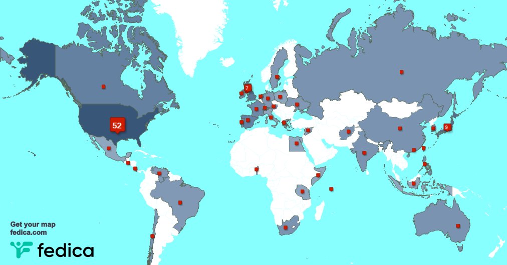 Special thank you to my 5 new followers from USA last week. fedica.com/!StealthInABox