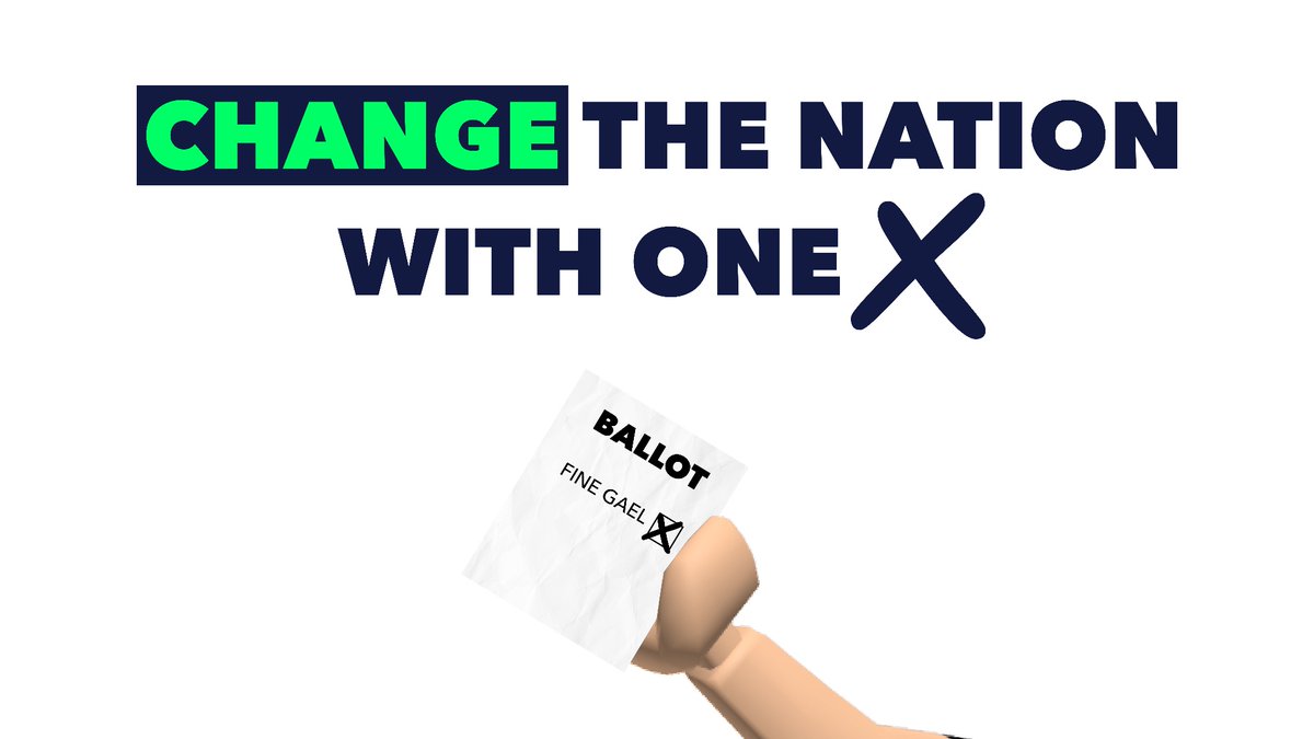 If you're ready for change, vote for it. ✅ 🇮🇪 

Vote Fine Gael ➡️ bit.ly/VoteIreland