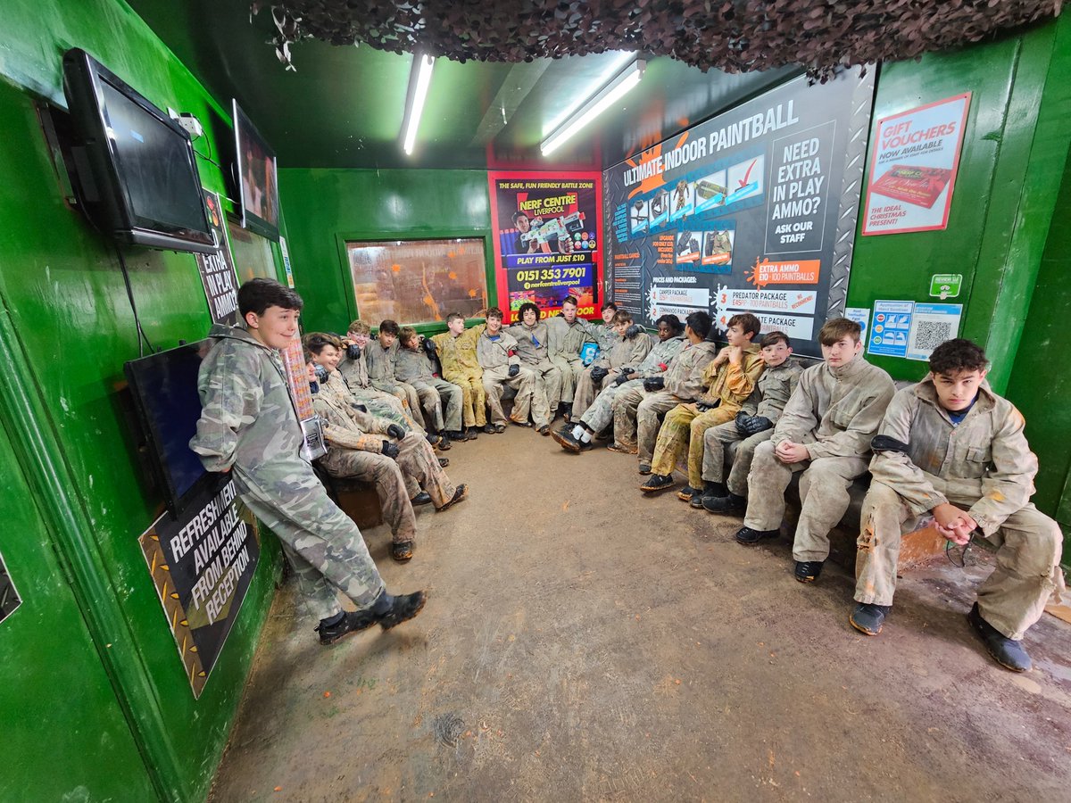 WooltonNewEng's tweet photo. End of Season (Event 1) paintballing at @IND00RPAINTBALL for two hours then pizza. All the boys had a great time. Highly recommended location for any teams looking for an event location. https://t.co/llodBG15Lf