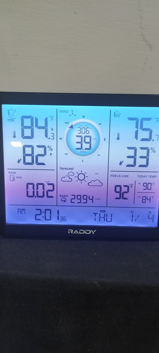 alexaraque113's tweet photo. @Meteovargas  Datos de la estación meteorológica de La Sala de Control de Gestión de Riesgos de Bomberos Puerto Cabello. Hasta este momento. La hora no está actualizada. https://t.co/YLEAcxYEpt
