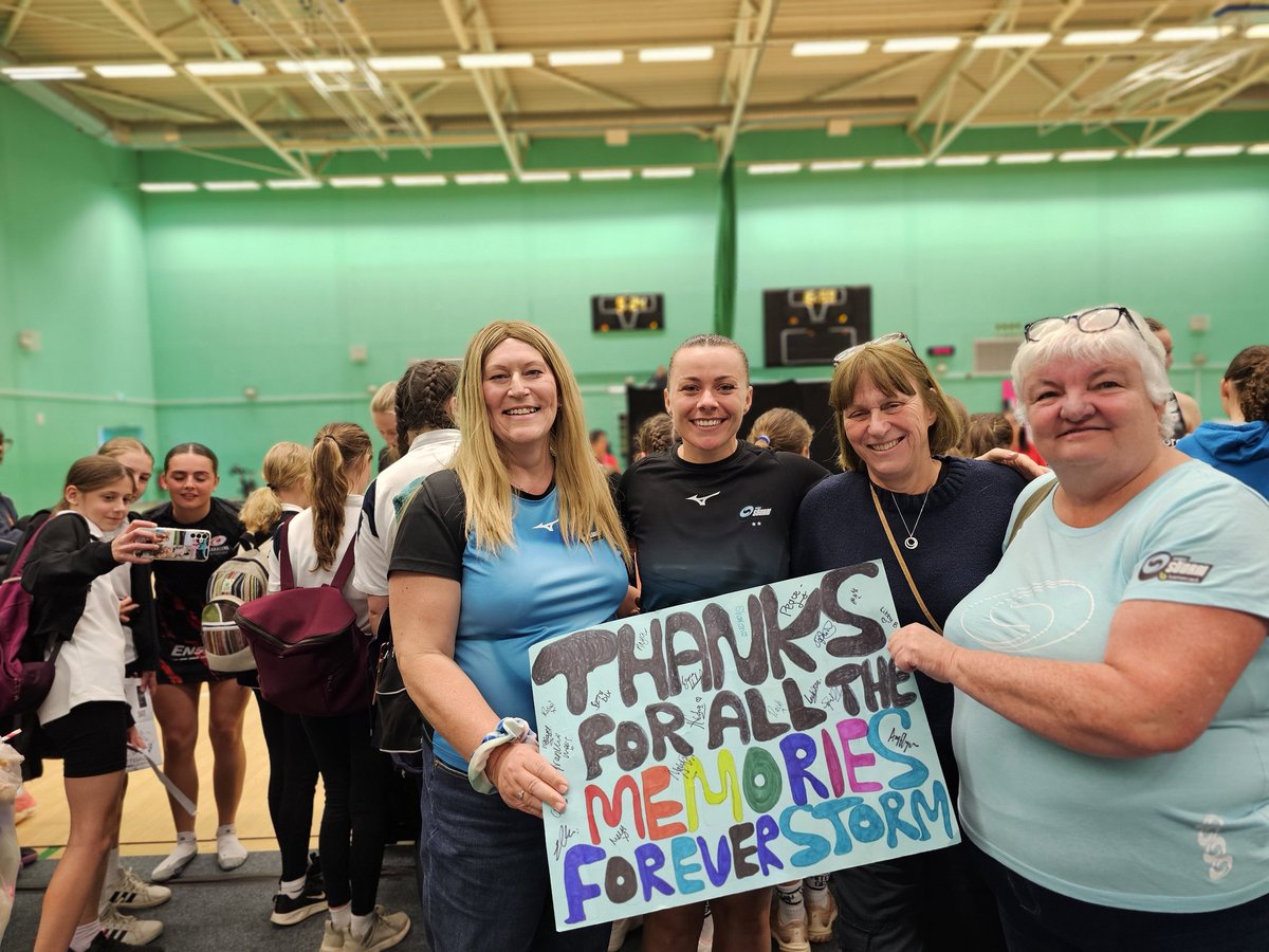 SuziByGaslight's tweet photo. We came, we saw....... 
It's been a blast @SurreyStorm  and we wouldn't have missed a minute of it for the world! 
The travels, the travails, the highest of highs. 
The players, the families, the friendships. 
You'll live forever in our hearts and memories. 
#ForeverStorm 🩵🩵🩵 https://t.co/cF1XZPrl9d