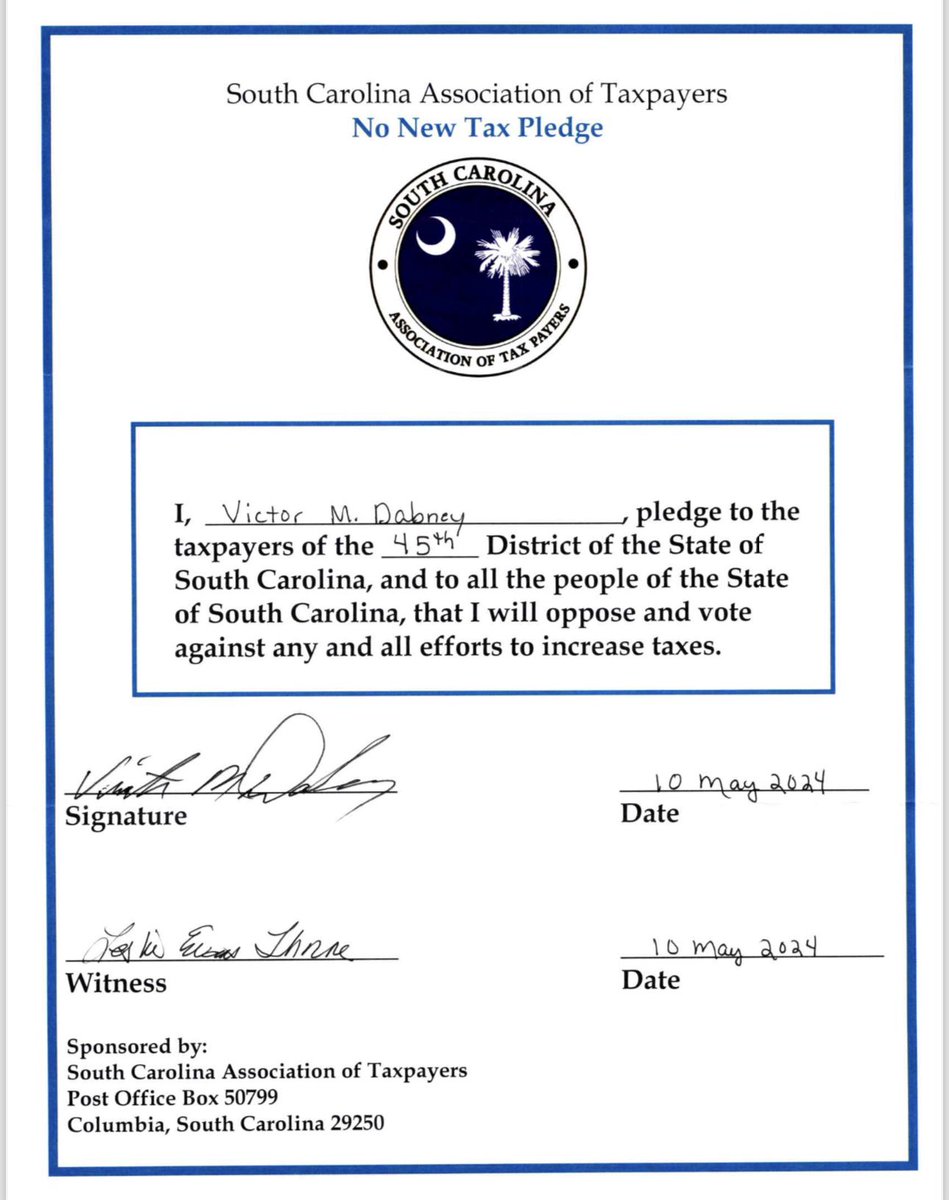 SC Association of Taxpayers tweet media