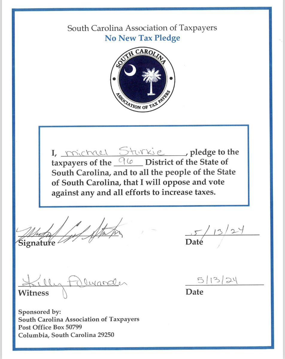 SC Association of Taxpayers tweet media