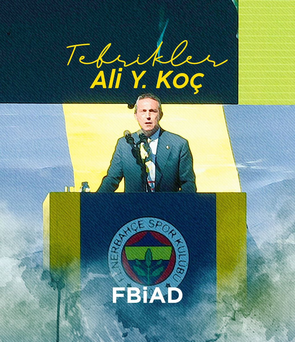 Tebrikler Ali Yıldırım Koç! 💛💙

Kulübümüze yeniden başkan olarak seçilen Ali Yıldırım Koç’u kutluyor, yeni görev süresinde kendilerine başarılar diliyoruz!

Camiamıza hayırlı olmasını diliyoruz.

#FBİAD #Fenerbahçe #aliyıldırımkoç #birliktegüçlüyüz <a href="/Fenerbahce/">Fenerbahçe SK</a>