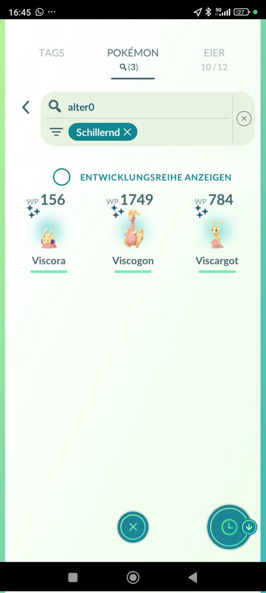ChampDelion312's tweet photo. Die Familie soweit zusammen bekommen als Shiny und ein Hunderter gab es auch noch den ich natürlich gleich wegen der Community Day Attacke entwickelt habe 😀🍀
#PokemonGo #PokemonGoCommunityDay #ShinyPokemon https://t.co/lQxxG5Mjku