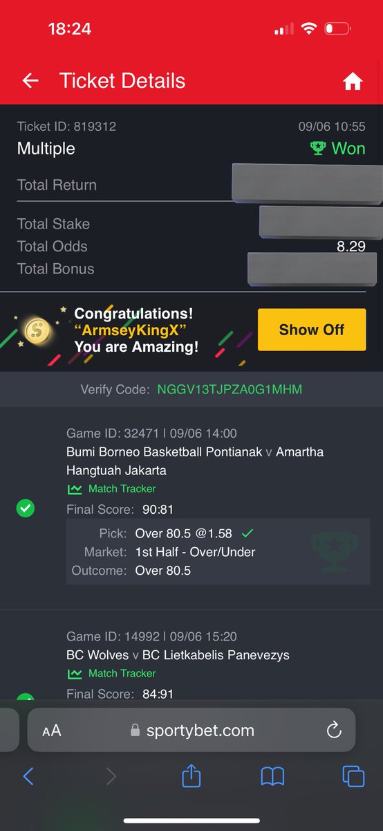 Won 🏆 8 odd edit from <a href="/BasketballProfe/">BasketballPro🏀</a>